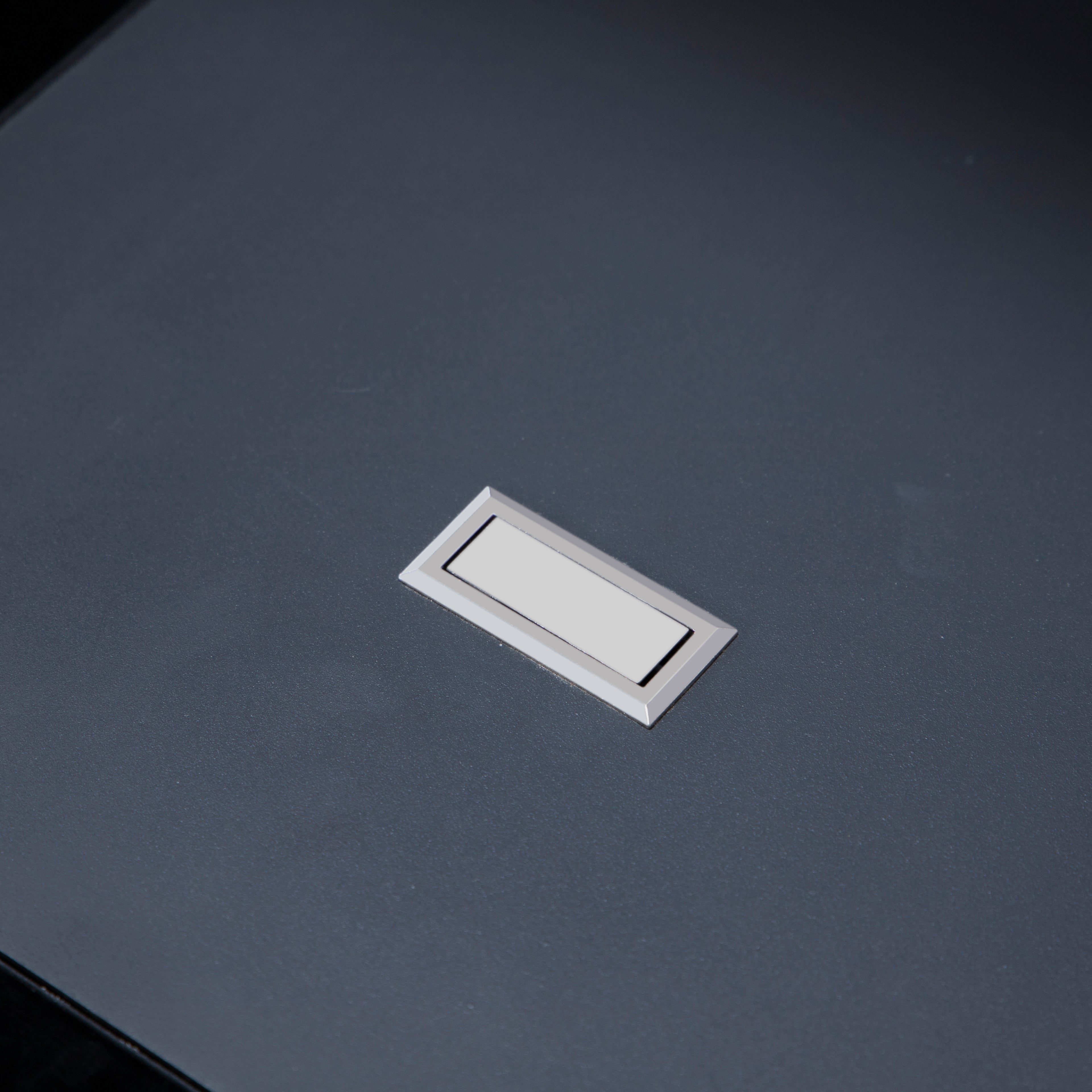 Wicker fire table - Grey