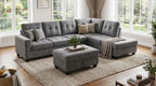 Marbella 110" L-Shape Storage Sectional