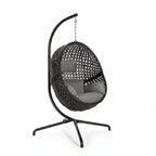 Single Folding Swing with Red Cushion image 0