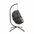 Single Folding Swing with Red Cushion image 1