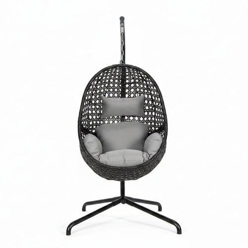 Single Folding Swing with Red Cushion image 2