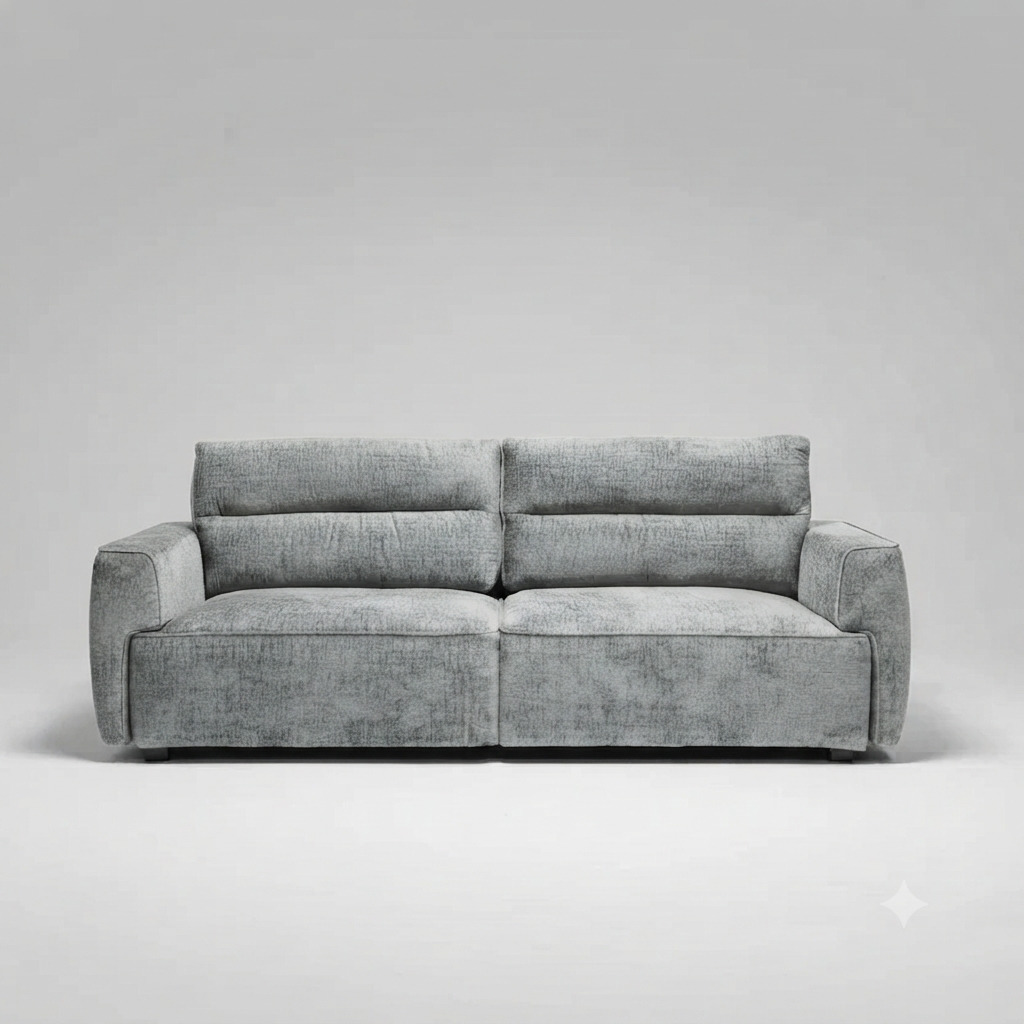 San Sleeper Sofa Bed with Storage – Light grey
